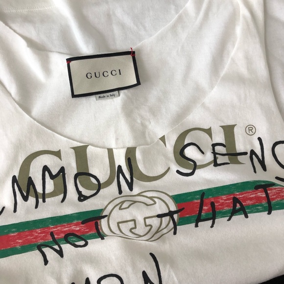 GUCCI 💯 % Print Tank Coco Capitan sz M - Picture 5 of 5